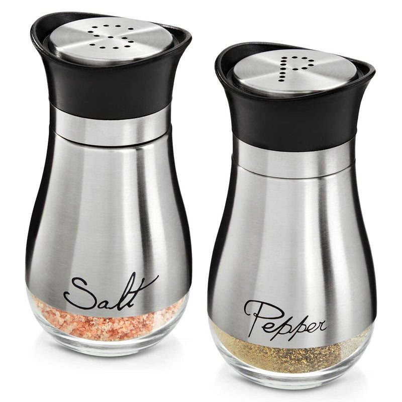 Salt Shaker with Lid Stainless steel (2 Units) (Refurbished A)