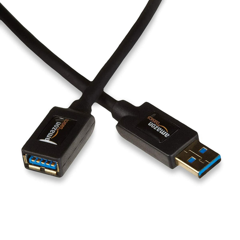 Cable USB Amazon Basics 15M8 2 m Negro (Reacondicionado A)