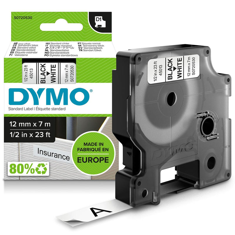 Laminated Tape for Labelling Machines Dymo 7 m Replacement cartridges (Refurbished A)