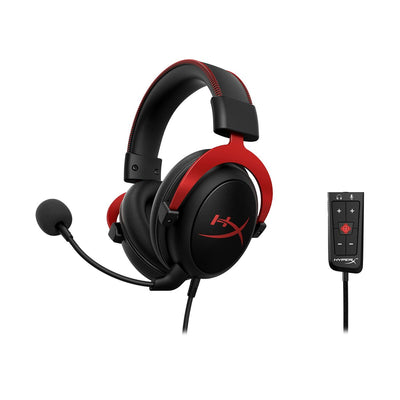 Auriculares con Micrófono Hyperx KHX-HSCP-RD Cloud II Rojo/Negro (Reacondicionado B)