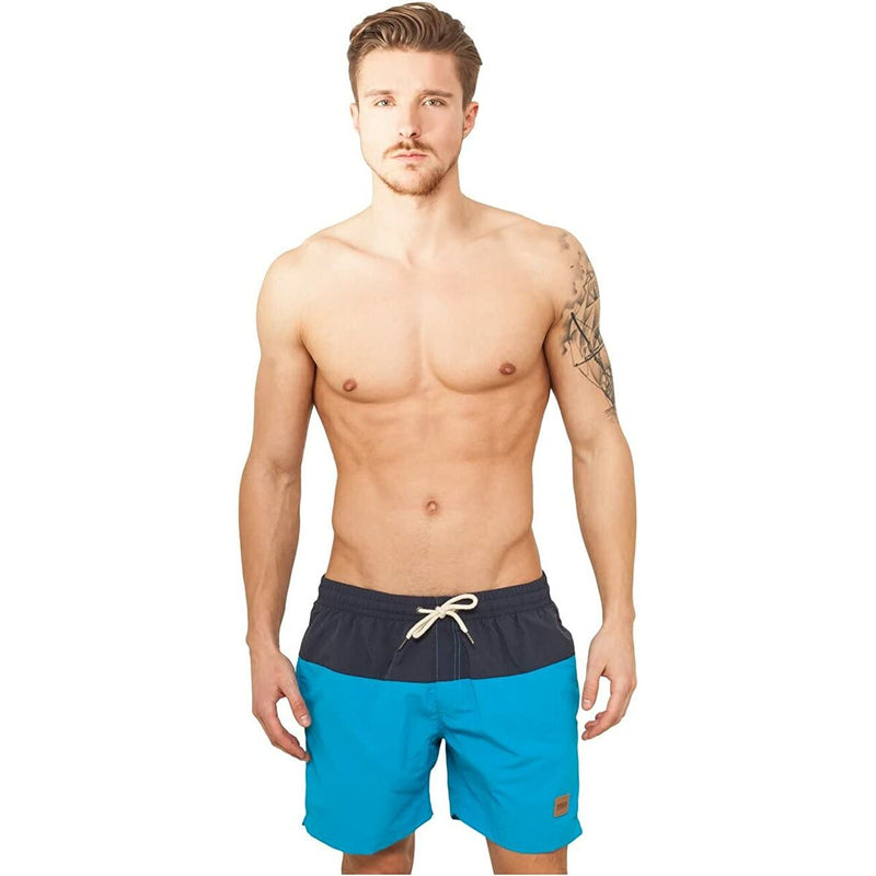 Bañador Hombre Urban Classics TB1026 Azul S (Reacondicionado A+)