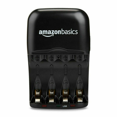 Batterieladegerät Amazon Basics V-3299USB-EU Ni-MH Schwarz (Restauriert A)