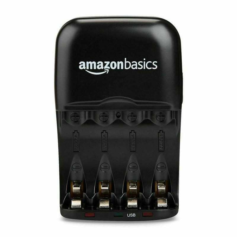 Battery charger Amazon Basics V-3299USB-EU Ni-MH Black (Refurbished A)