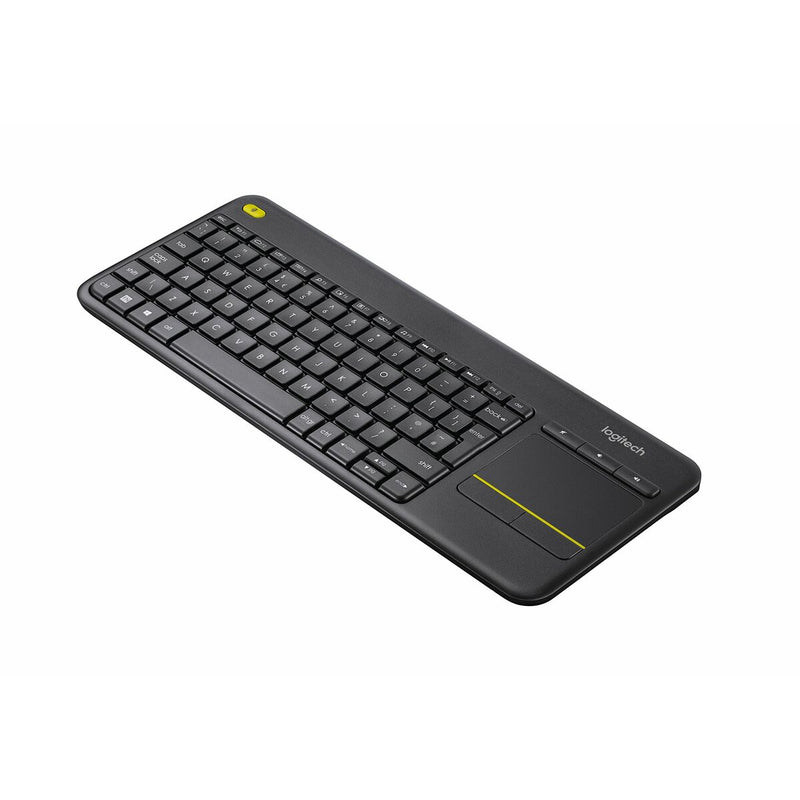 Keyboard with Touchpad Logitech 920-007129 Wireless AZERTY French Black (Refurbished B)