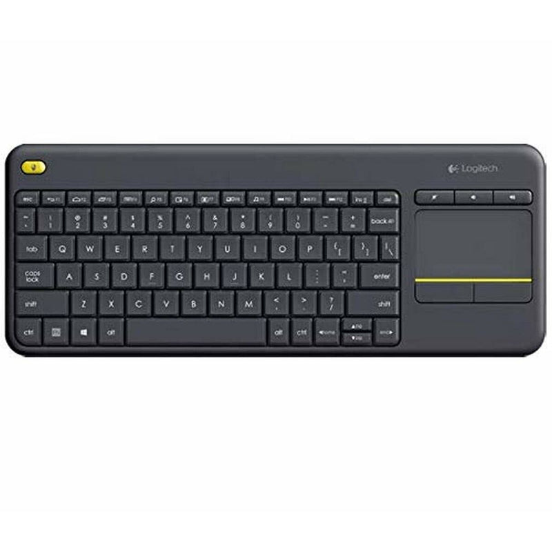 Tastiera Wireless Logitech K400 Nero Bluetooth AZERTY (Ricondizionati A)