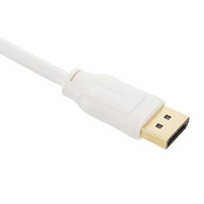 DisplayPort to DVI Adapter Amazon Basics HL-007254 White (Refurbished A+)