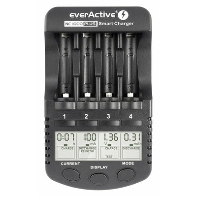 Caricabatterie EverActive NC1000Plus (Ricondizionati A)