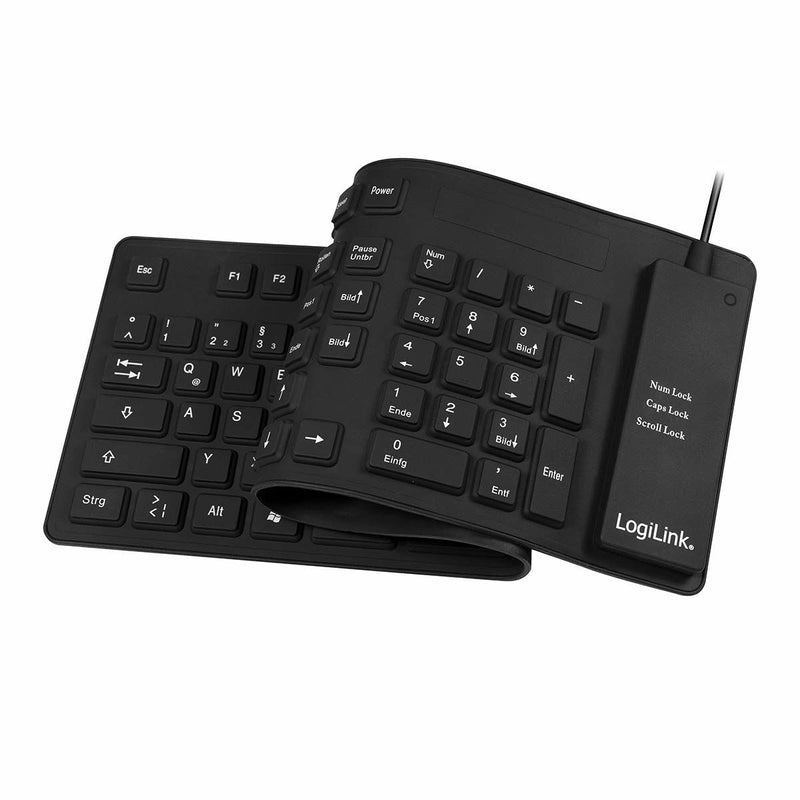 Clavier LogiLink ID0019A Noir (Reconditionné A)