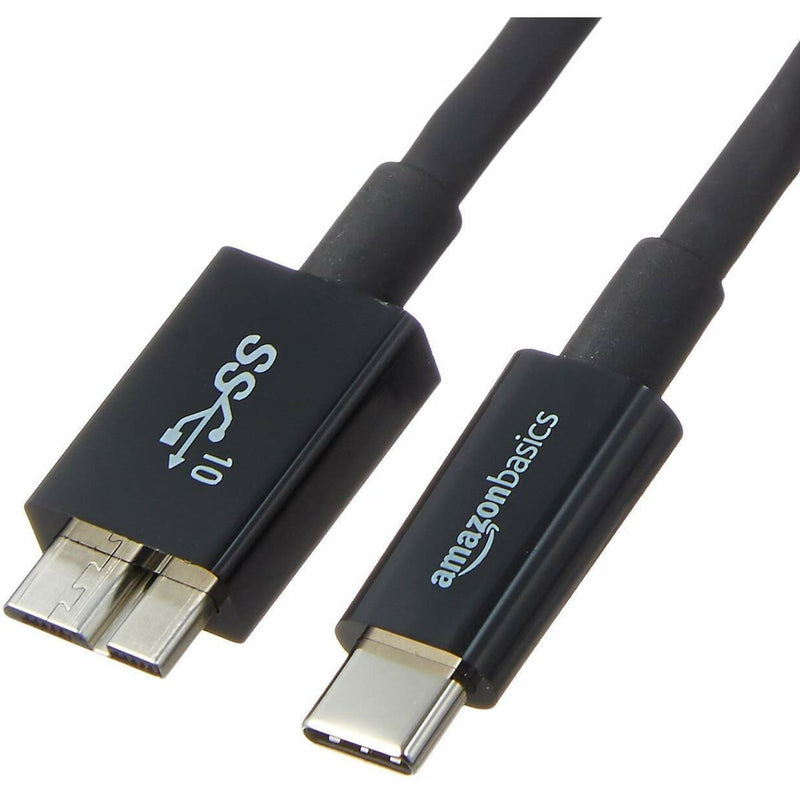 Cable Micro USB Amazon Basics Black (Refurbished A)