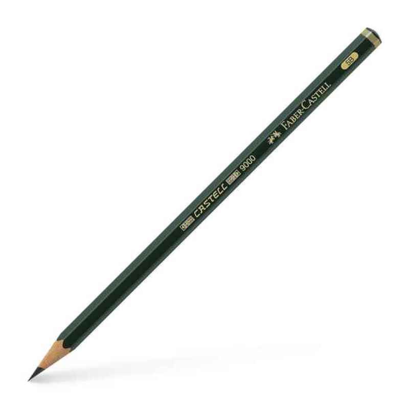 Lápiz Faber-Castell 9000 - 5B Negro (Reacondicionado A+)