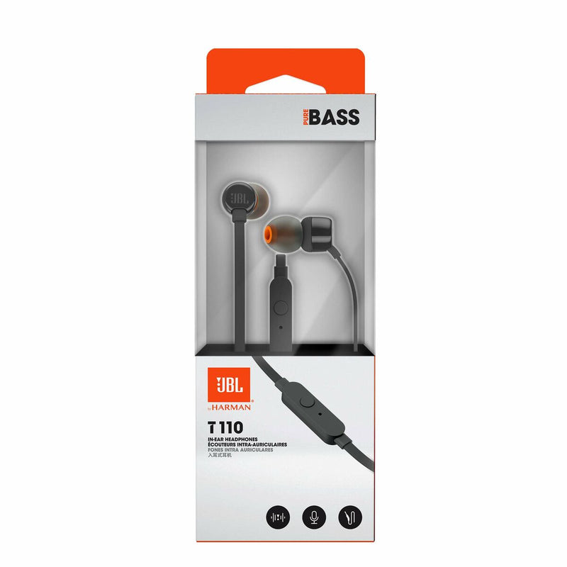 Casques avec Microphone JBL Bass Tune 110 Noir (Reconditionné B)