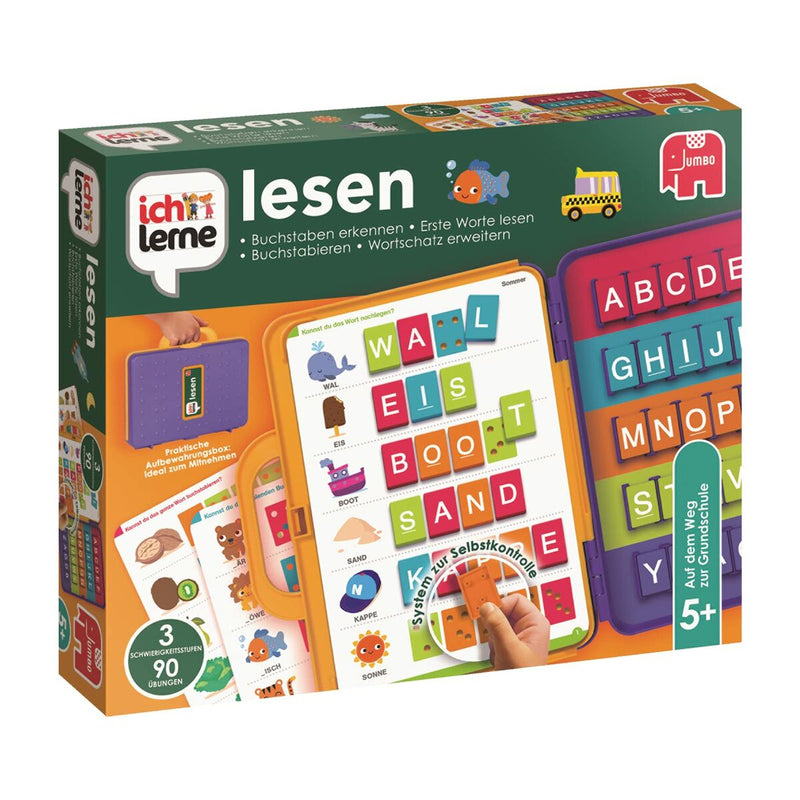 Gioco Educativo Jumbo Ich lerne, lessen (Tedesco) (Ricondizionati A)