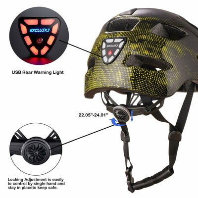 Adult's Cycling Helmet 56-61 cm LED Light (Refurbished D)