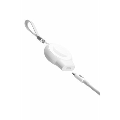 Câble de chargement USB magnétique QY-C066-NEW Blanc (Reconditionné A+)