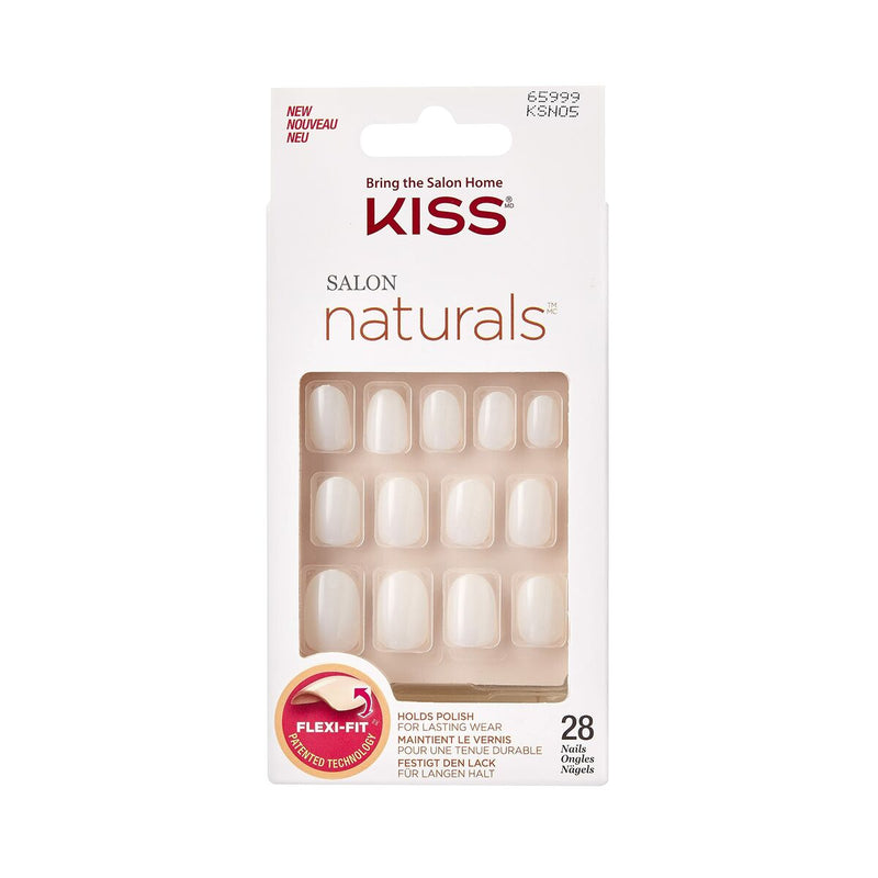 Uñas Postizas Kiss Blanco (28 Unidades) (Reacondicionado A+)