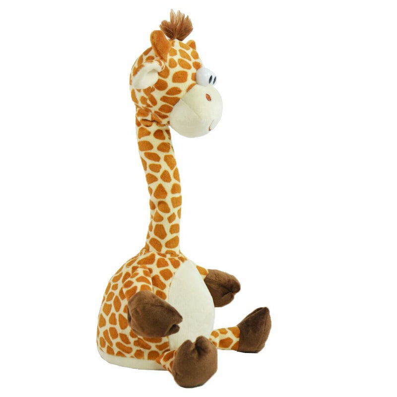 Fluffy toy Giraffe Polyester Multicolour (Refurbished A)