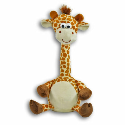 Fluffy toy Giraffe Polyester Multicolour (Refurbished A)