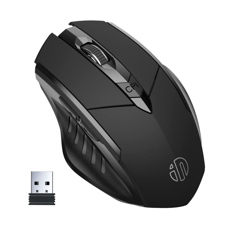 Wireless Mouse Black Ergonomic (Refurbished A)