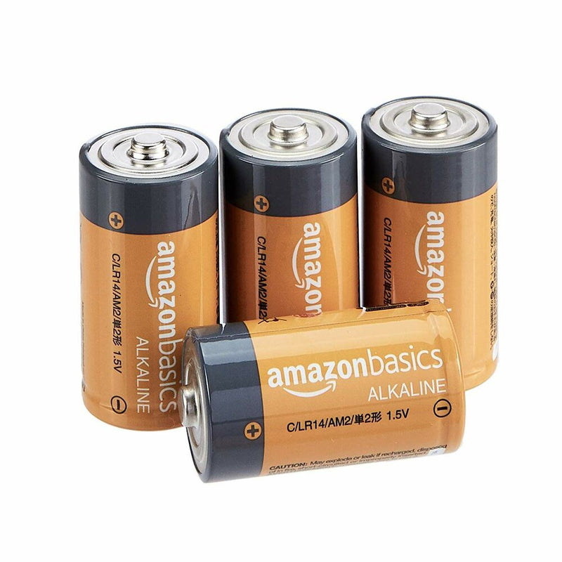 Batteries Amazon Basics Alkaline C Cell (Refurbished A+)