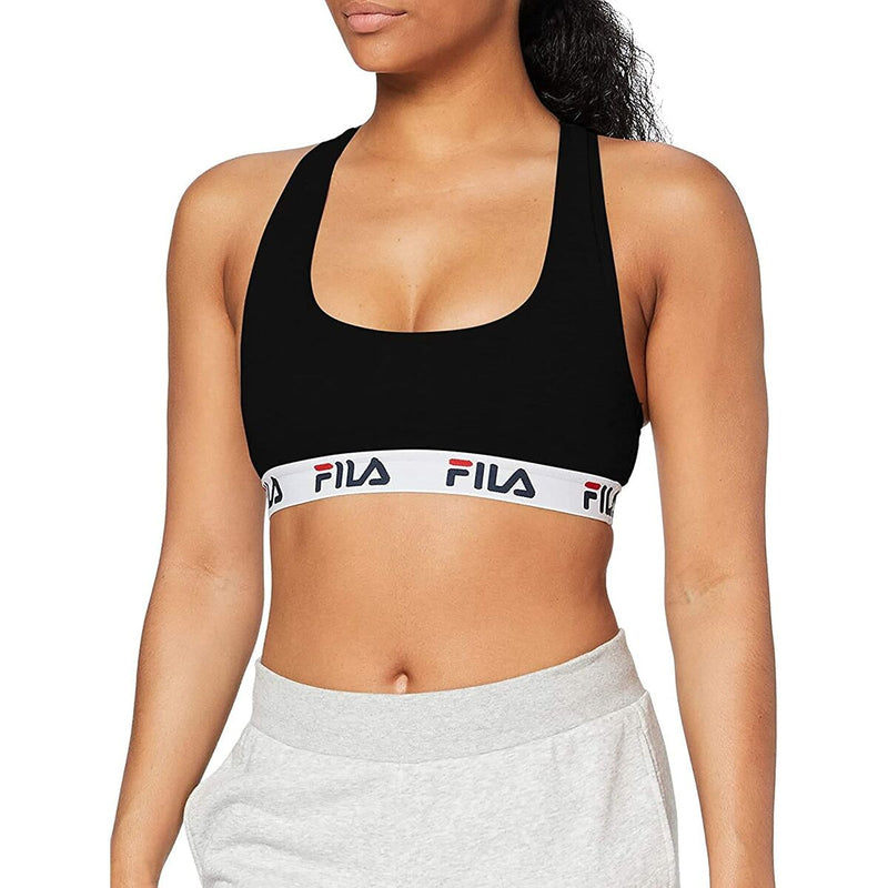 Reggiseno Sportivo Fila Nero S (Ricondizionati B)