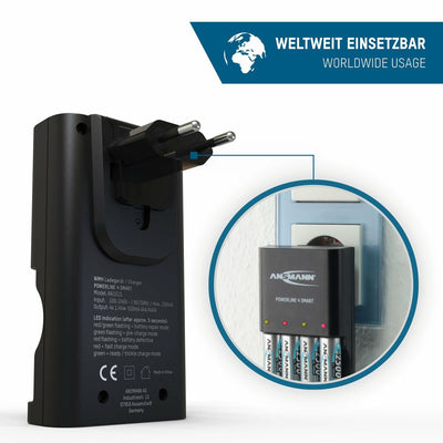 Batterieladegerät ANSMANN AA/AAA (Restauriert A)