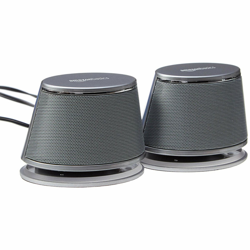 Altavoces PC Amazon Basics USB 5 W Jack de 3,5 mm (Reacondicionado B)