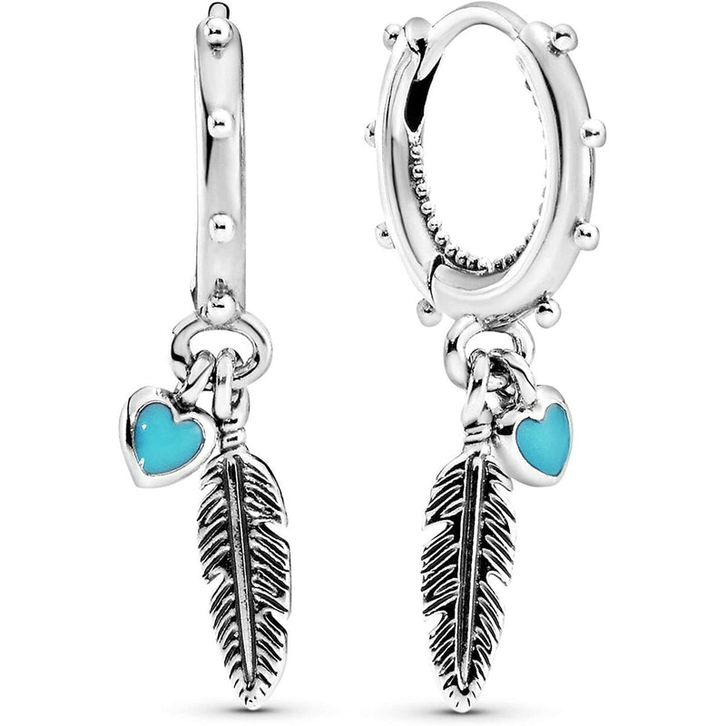 Pendientes Mujer Pandora 297205EN168 Plumas (Reacondicionado A)