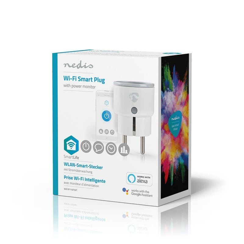 Enchufe Inteligente Nedis WIFIP110FWT (Reacondicionado C)