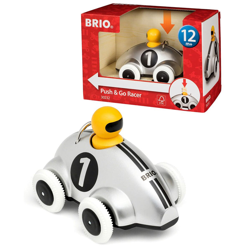 Friction Car Brio Push & Go Racer Plastic (Refurbished A)