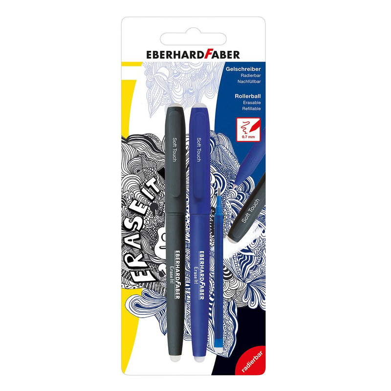 Penna gel Eberhard Faber 582103 Azzurro Nero/Blu (Ricondizionati A)