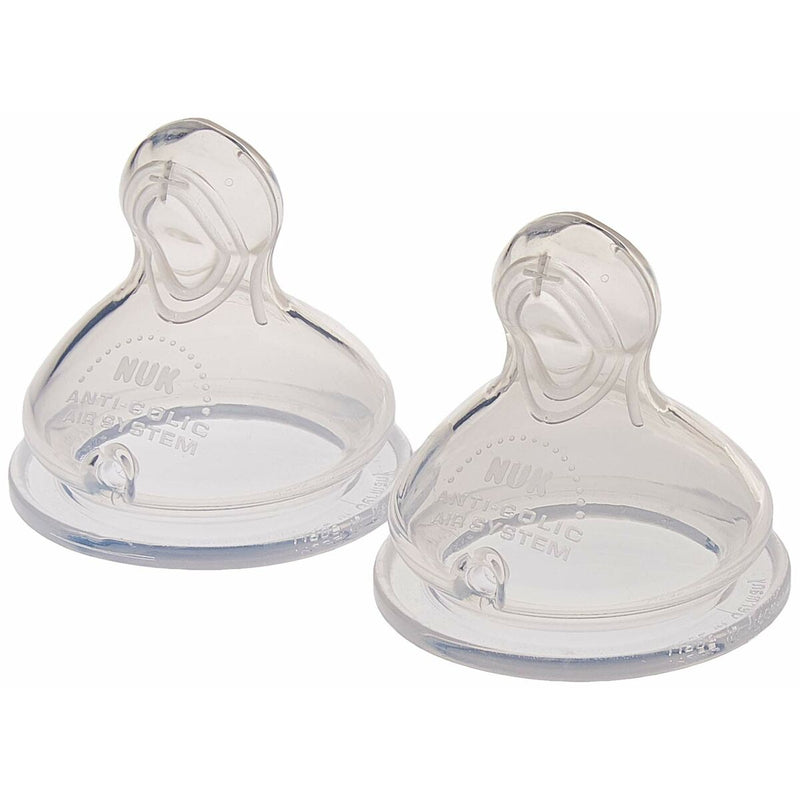 Tettarella Nuk (2 uds) Silicone Senza BPA 6-18 Mesi (Ricondizionati A)