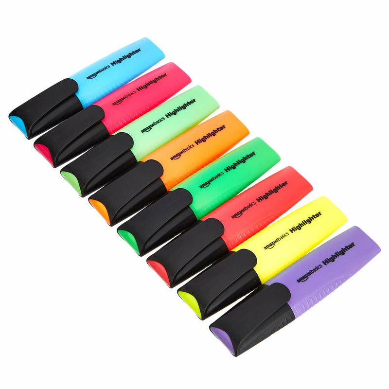 Highlighter Amazon Basics AH636-8-ASST 8 pcs (Refurbished A)