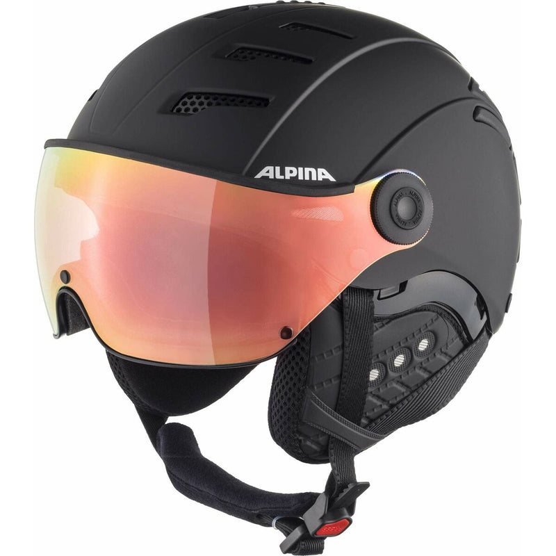 Casco de Esquí Alpina Jump 2.0 Q-LITE Negro 52-54 cm (Reacondicionado A)