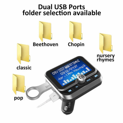 MP3-Player und FM Funksender fürs Auto (Restauriert A)