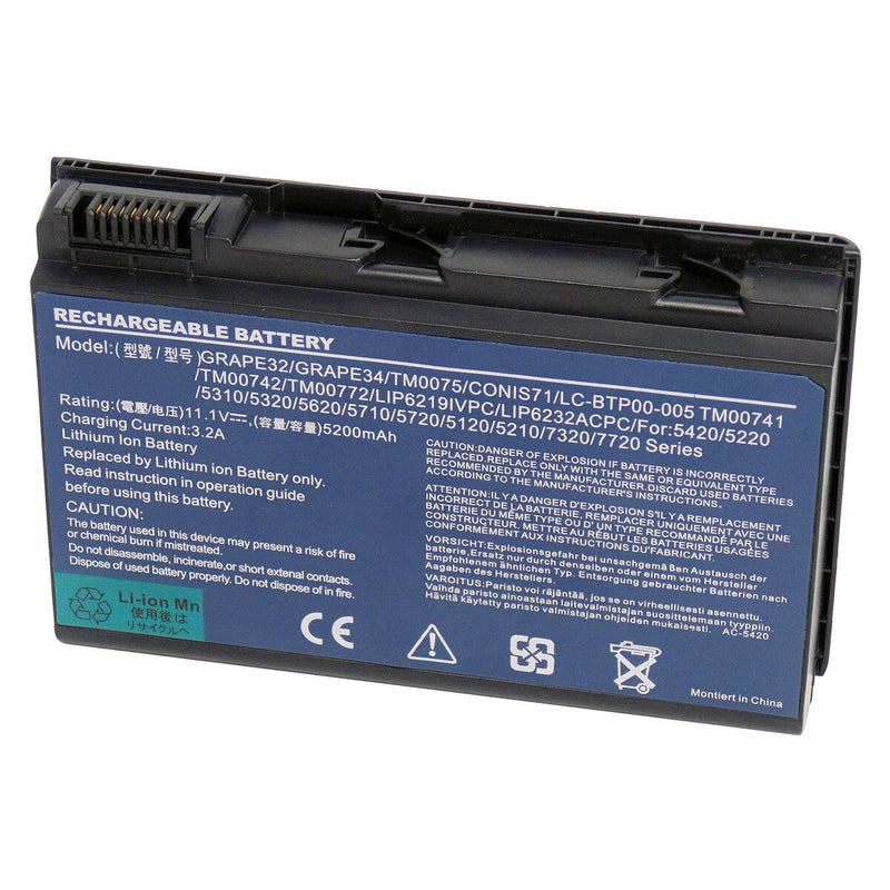 Batteria per Notebook 5200 mAh (Ricondizionati A)