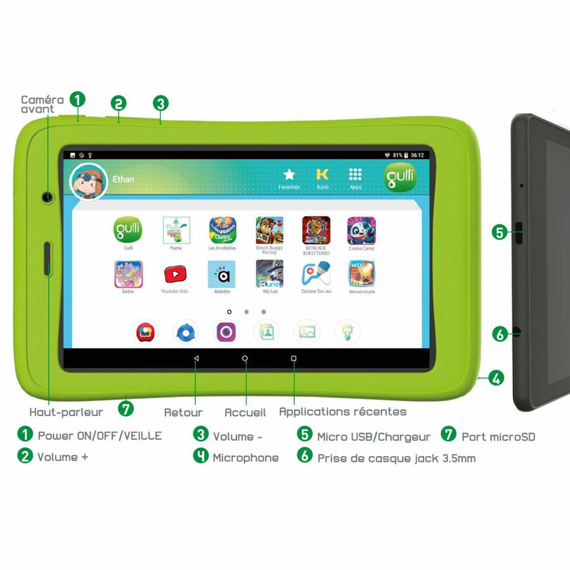 Tablet Interactiva Infantil Ultra 2 Azul 32 GB (Reacondicionado A)