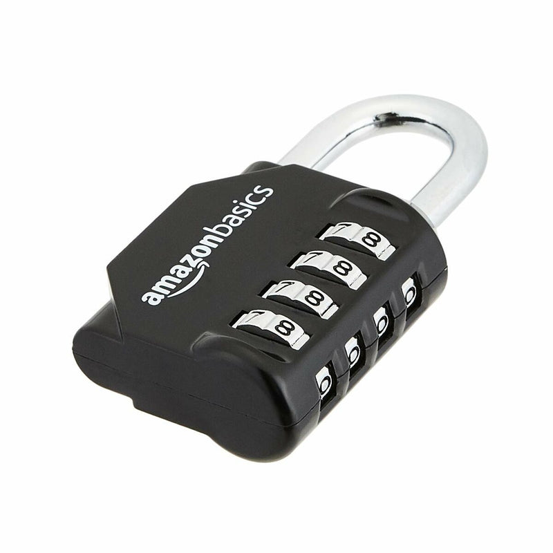 Combination padlock Amazon Basics AB-PL111 Black (Refurbished A)