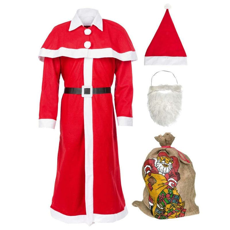 Costume per Adulti Idena 3133 Santa Claus (Ricondizionati A+)