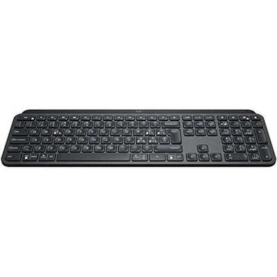 Drahtlose Tastatur Logitech Schwarz (Restauriert B)