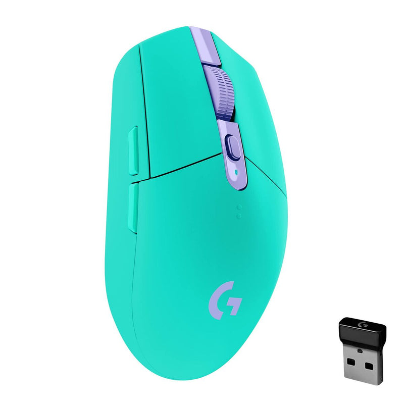 Ratón Logitech G G305 Verde 12000 dpi Blanco (Reacondicionado A)