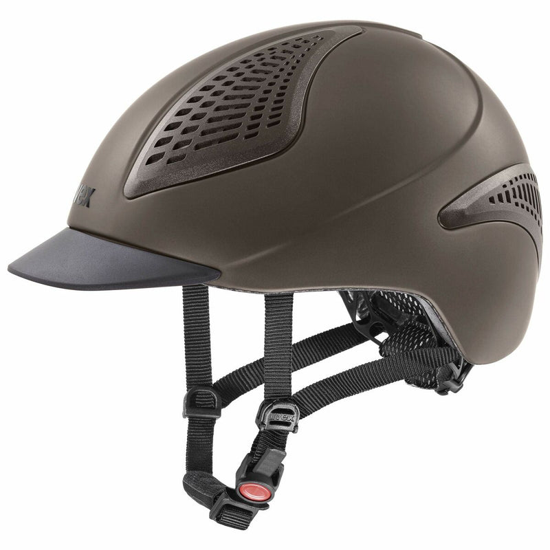 Casco Uvex 52-55 cm Marrone Equitazione (Ricondizionati B)