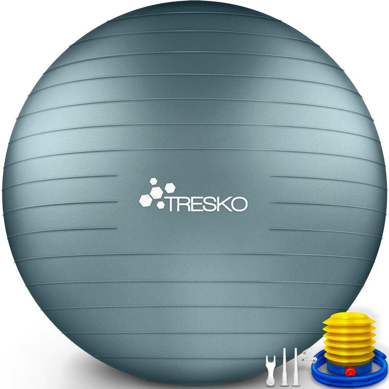 Pelota de yoga Azul, gris Yoga Con relieve Ø 55 cm (Reacondicionado D)