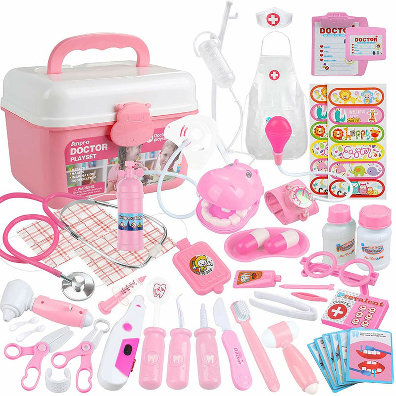 Case with Toys and Accessories 21,5 x 16,5 x 15 cm Pink (Refurbished D)