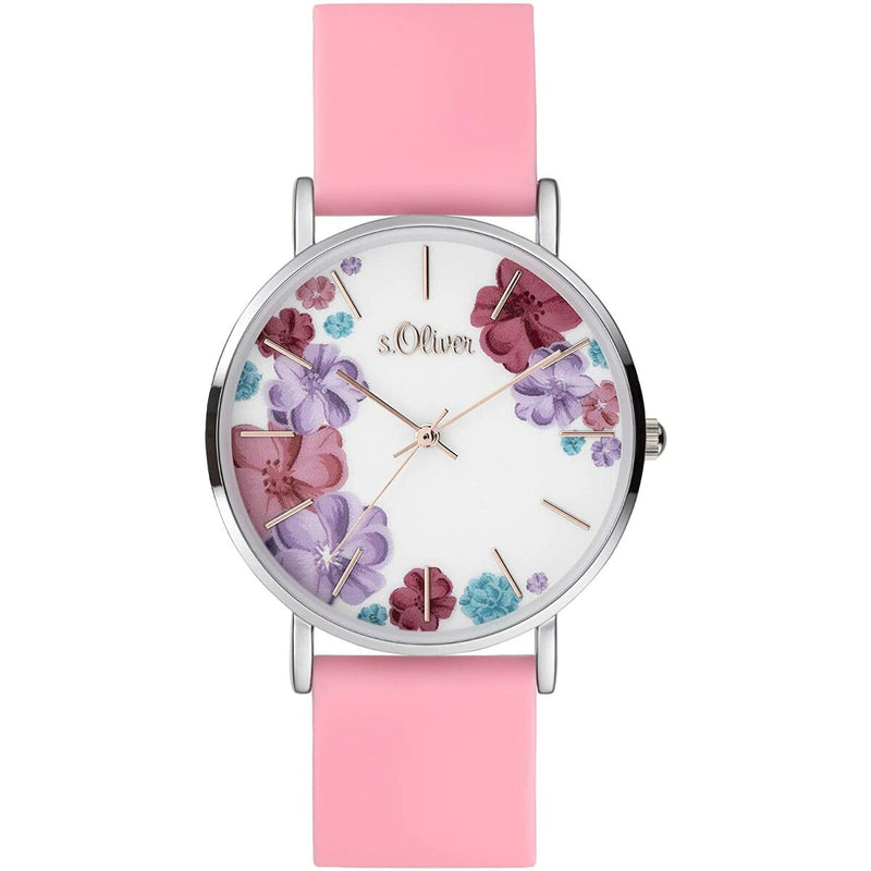 Orologio Donna s.Oliver SO-4079-PQ Azzurro (Ricondizionati C)