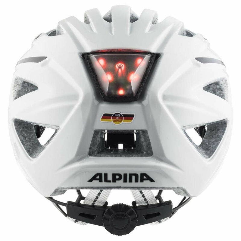 Casco de Ciclismo para Adultos Alpina 55-59 cm Blanco Luz LED (Reacondicionado A)