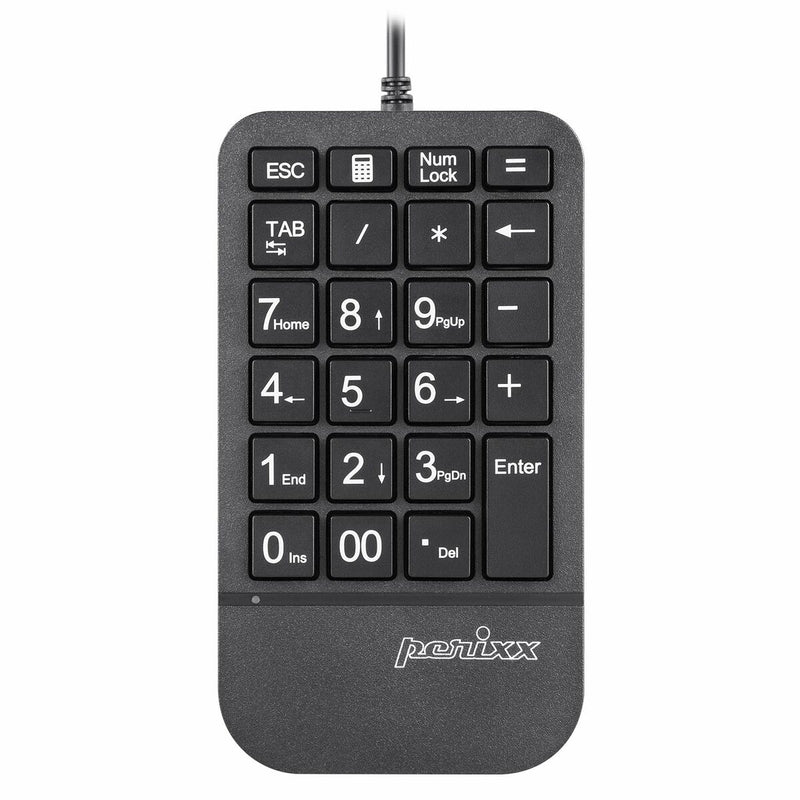 Numerische Tastatur Perixx PERIPAD-205U Schwarz (Restauriert A)