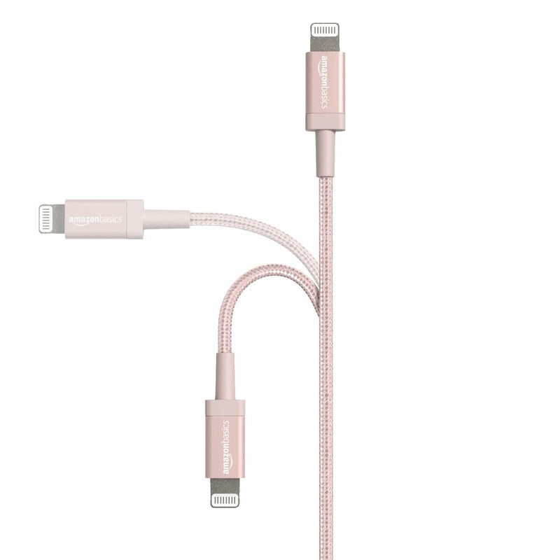 USB Cable Amazon Basics Suitable for iPod, iPhone, iPad, MP3 (Refurbished A)