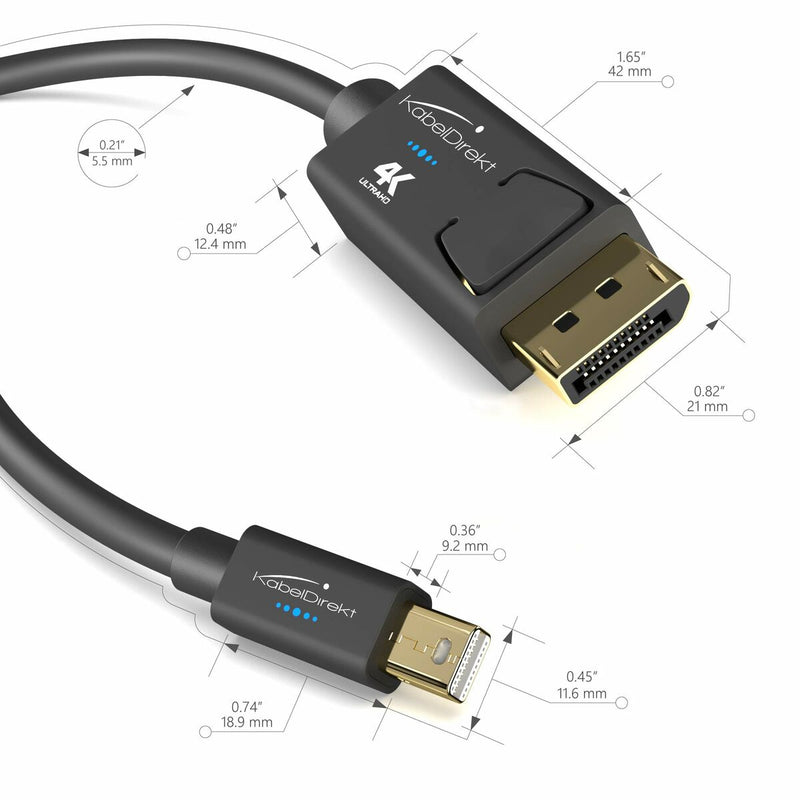 DisplayPort-Kabel KabelDirekt (Restauriert B)