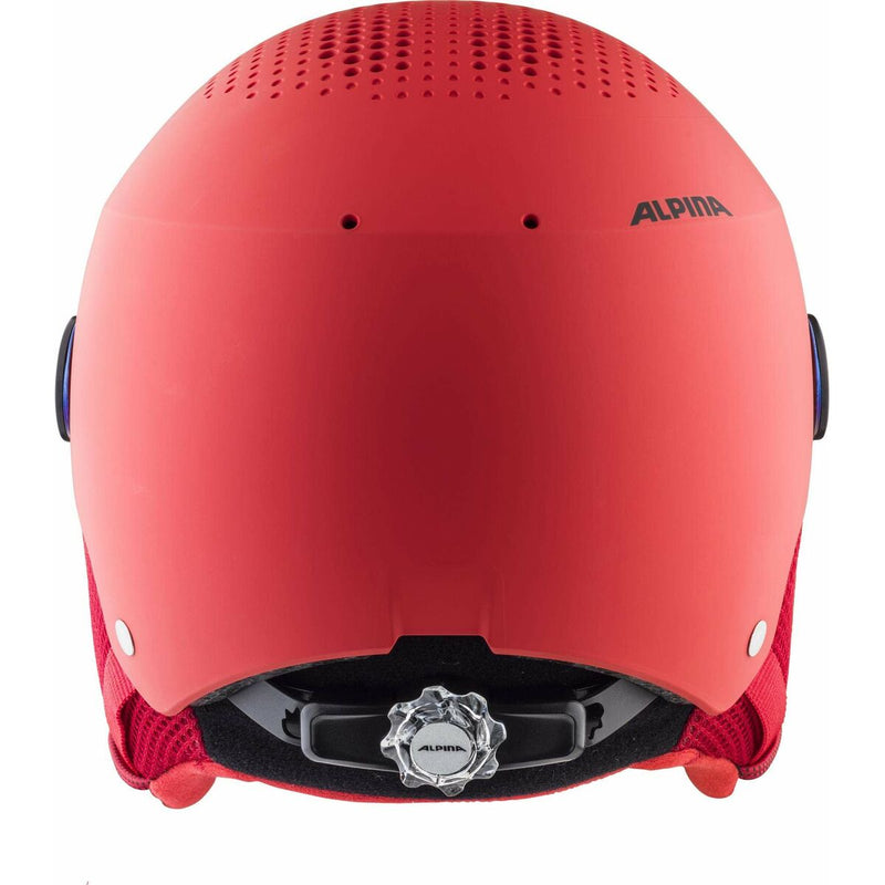 Casco da sci Alpina Zupo Visor Q Lite 48-52 cm Rosso (Ricondizionati B)