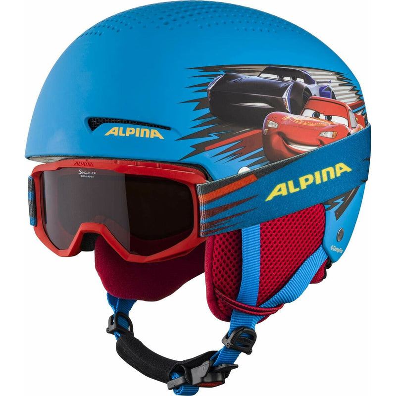 Casco da sci Alpina ZUPO 48-52 cm Azzurro Cars (Ricondizionati B)